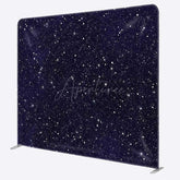 Aperturee Aperturee Night Dark Blue Starry Sky Square Tension Backdrop
